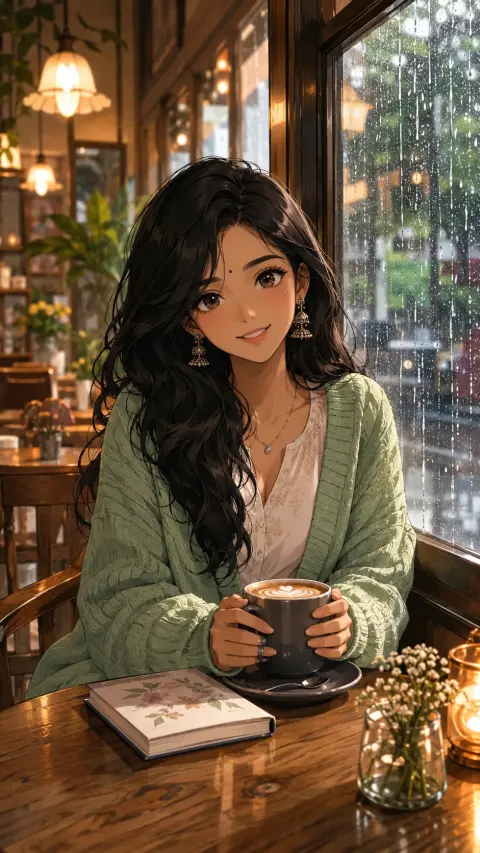 Anime Rainy Cafe Reader