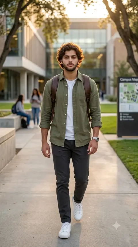In college