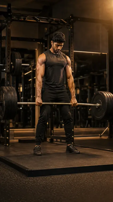 Deadlift Power Shot — Luxury Gym