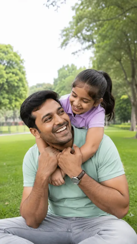 Park Play Father and Child
