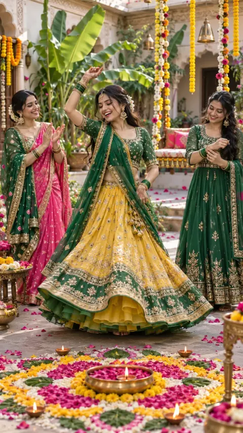 Teej Courtyard Celebration Dance