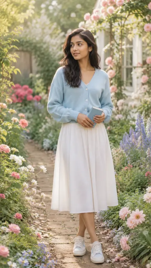 Powder Blue Garden Soft Girl