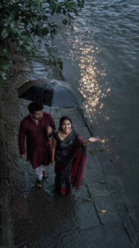 Riverside Umbrella Monsoon